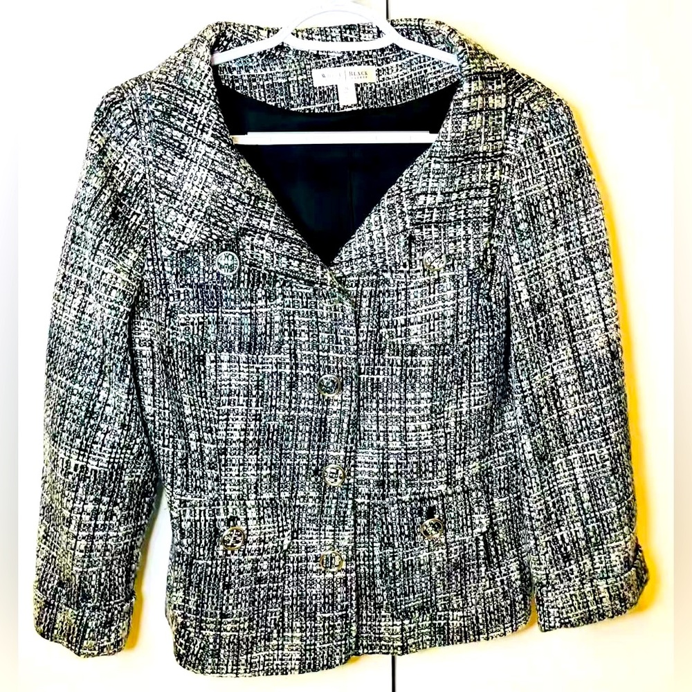 White house black market Tweed jacket Women‘s Size10 - Picture 1 of 4